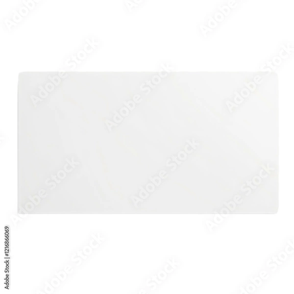 Obraz Blank White Rectangular Surface Background for Minimal Design and Mockup Presentation