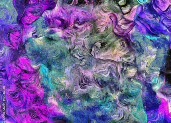 Fototapeta Swirling Color Abstract