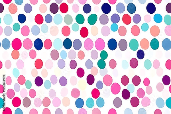 Fototapeta Abstract pastel polka dot pattern.