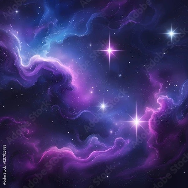 Obraz background with stars