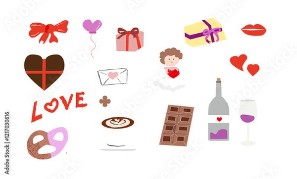 Fototapeta バレンタインの贈り物