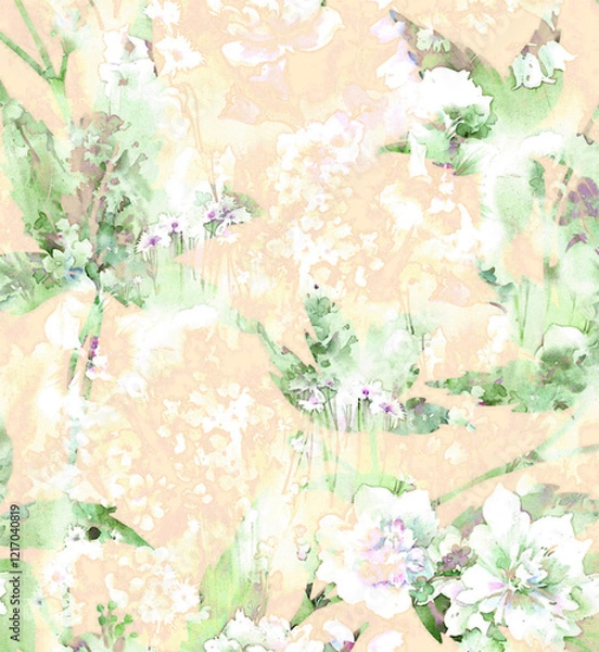 Obraz flower seamless patterns