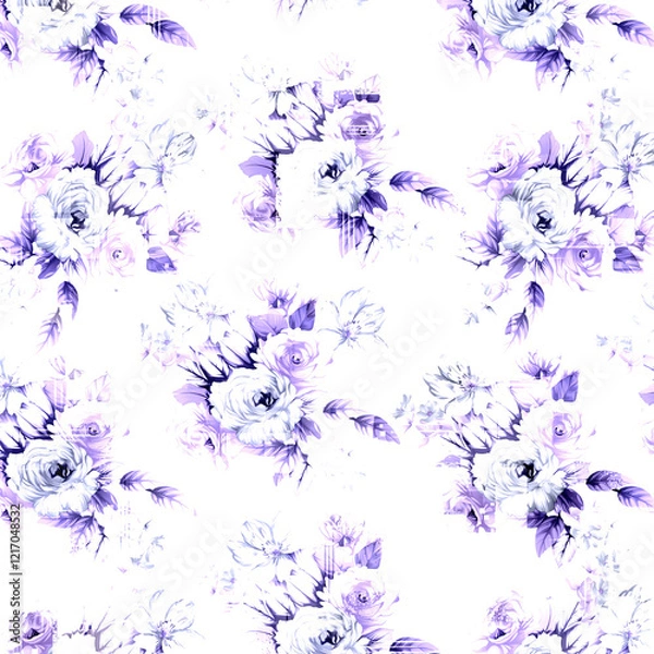 Obraz flower seamless patterns