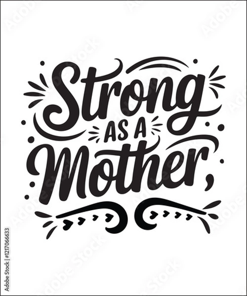 Obraz Super Mom T-Shirt Graphic