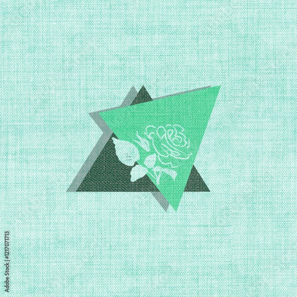 Obraz abstract origami background