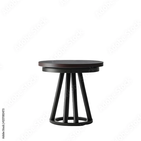 Fototapeta table isolated on white