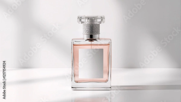 Fototapeta Bottle of Fragrance with Blank label