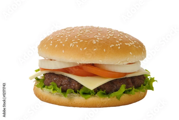 Obraz Izolowany burger