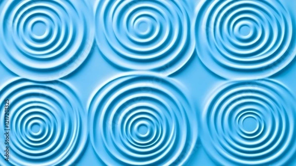Fototapeta Soft Blue Ripple Texture for Calm and Refreshing Visuals