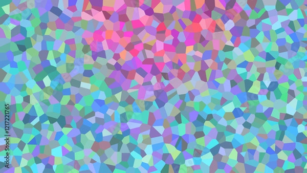 Obraz Blue and colorful geometric Abstract gradient background artwork pattern design for Abstract blurred background, For Web and Mobile Applications, business infographic and social media.