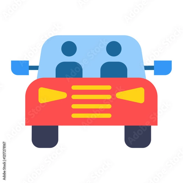 Obraz Carpool Icon Style