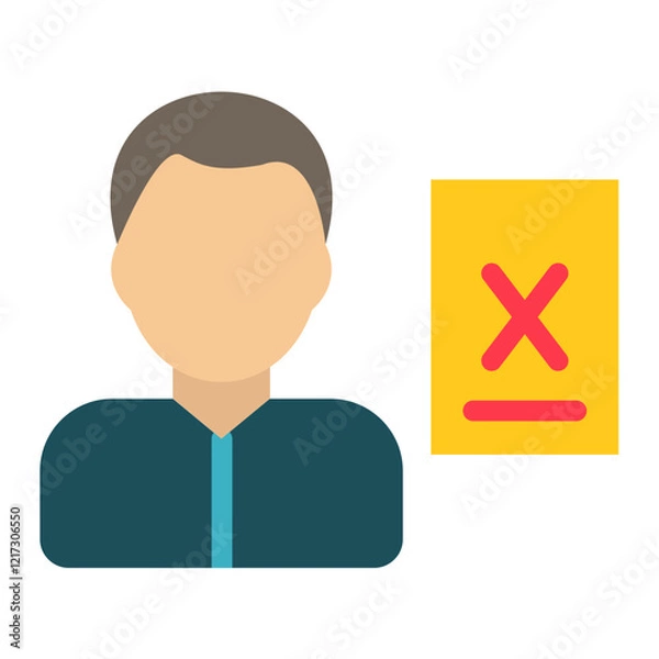 Obraz Disqualified Icon Style