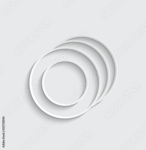Fototapeta clean dishes icon vector kitchet sign 
