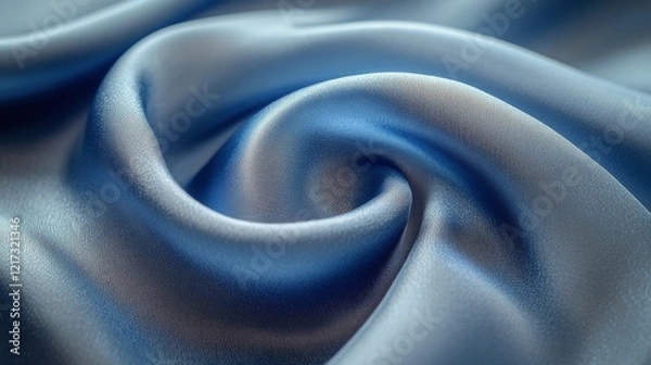 Fototapeta Vibrant colors of fabric swirling together in elegant harmony