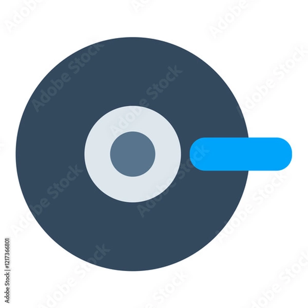 Fototapeta Disc Read Icon Style