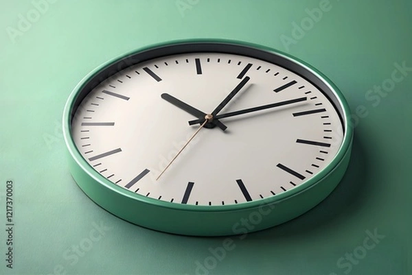 Fototapeta wall clock isolated on white