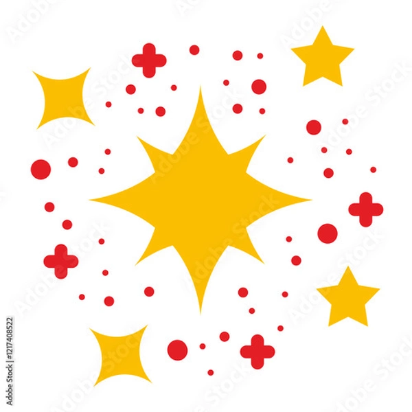 Obraz Vector Design Glittery Icon Style