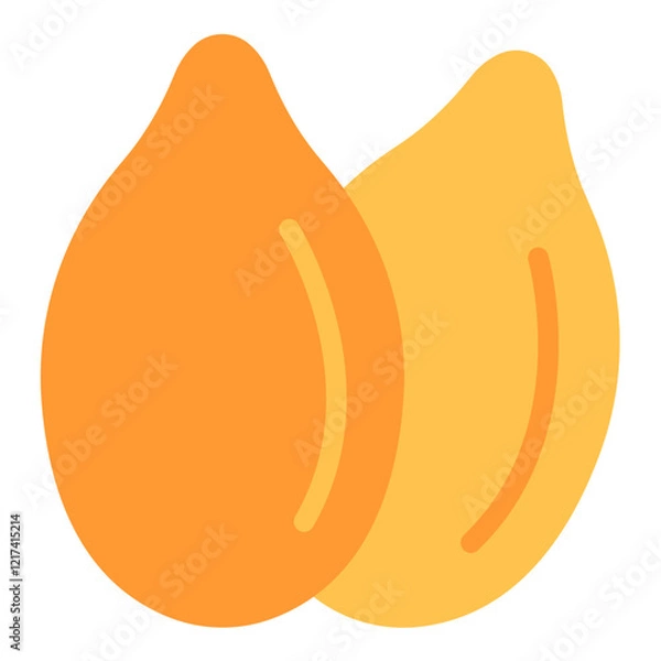 Fototapeta Vector Design Pumpkin Seed Icon Style