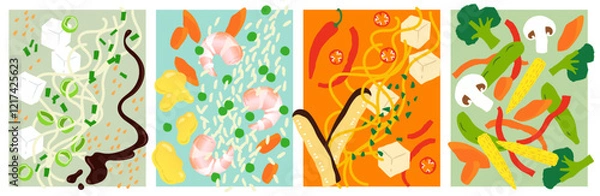 Obraz Asian Food Posters