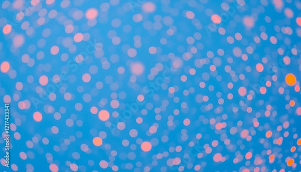 Fototapeta seamless pattern with blue spots wallpaper background t in a blue Midnight Blur