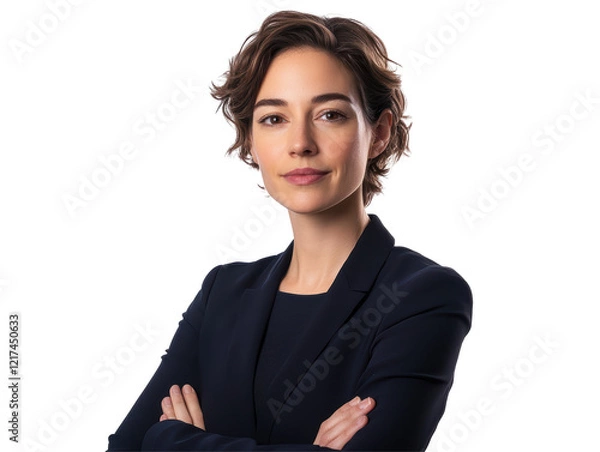 Fototapeta Isolated Professional Business Woman Portrait