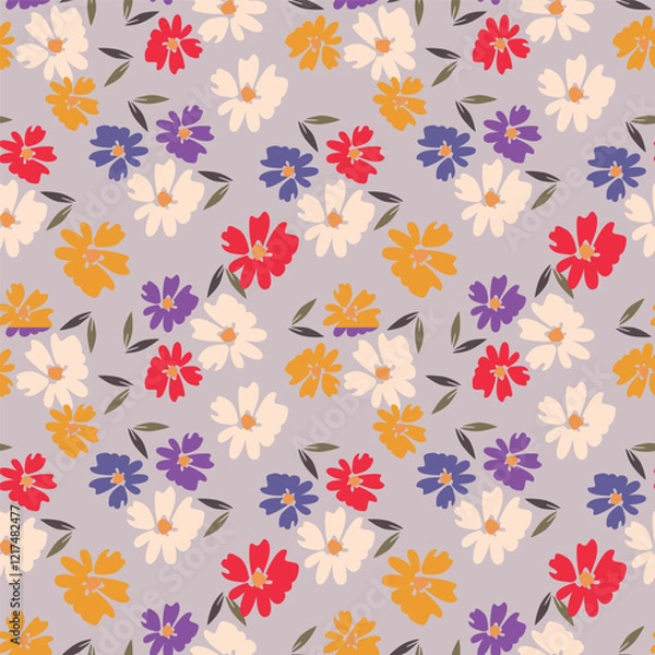 Fototapeta pattern abstract flowers