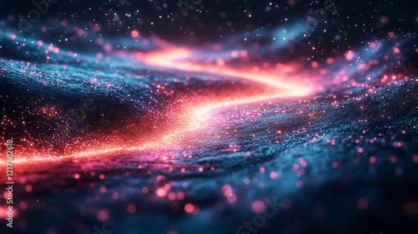 Fototapeta Ethereal Awakening: A Journey of Light and Spirit