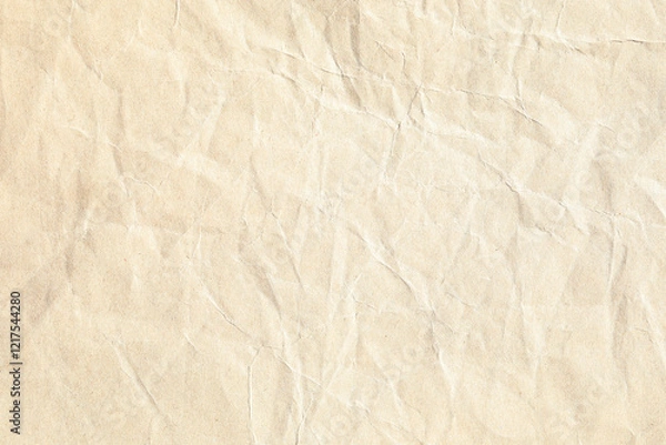 Obraz Yellow crumple paper texture background