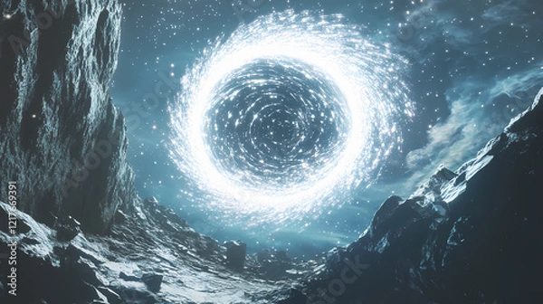 Obraz galactic essence cosmic cliff