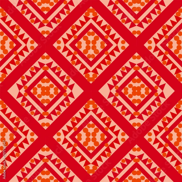 Obraz Beautiful Colorful and pastel seamless pattern background, wrapping, wallpaper, webcover	