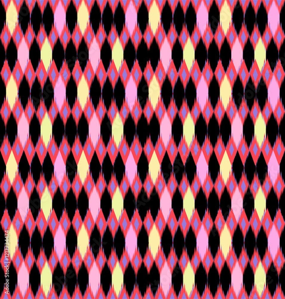 Obraz Beautiful Colorful and pastel seamless pattern background, wrapping, wallpaper, webcover	