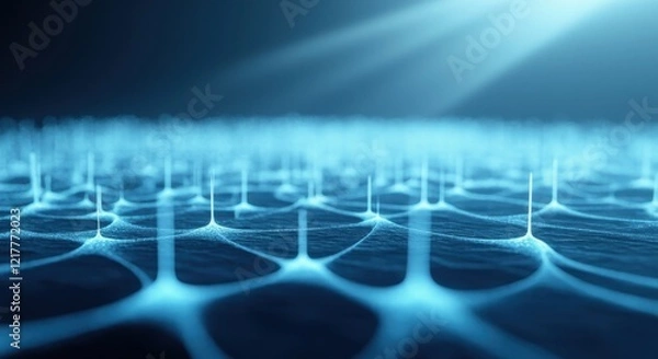 Fototapeta Fluid Digital Energy Network.