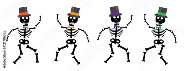 Obraz Dancing Skeletons