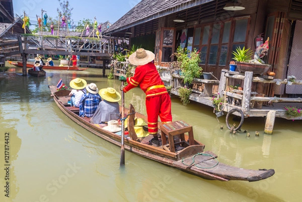 Obraz Floating Market in Pattaya