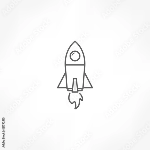 Obraz ikona rakiety
