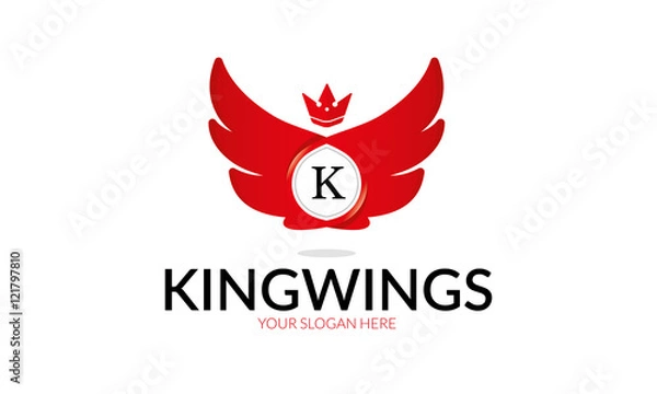 Obraz King Wings Logo