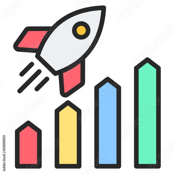 Fototapeta Profit Icon