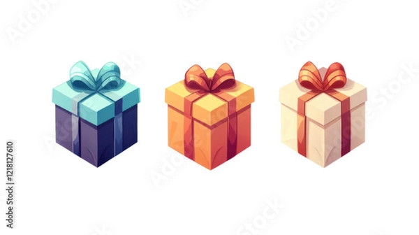 Obraz Gift icon on transparent background