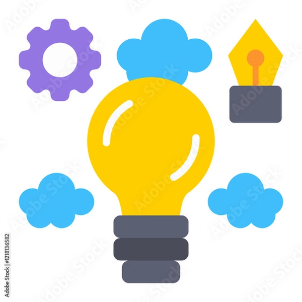 Fototapeta Creative design Icon