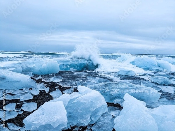 Obraz Diamond beach Iceland