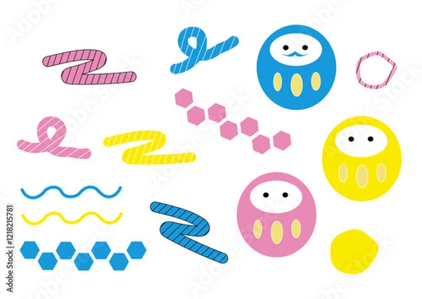 Obraz Daruma wave dash