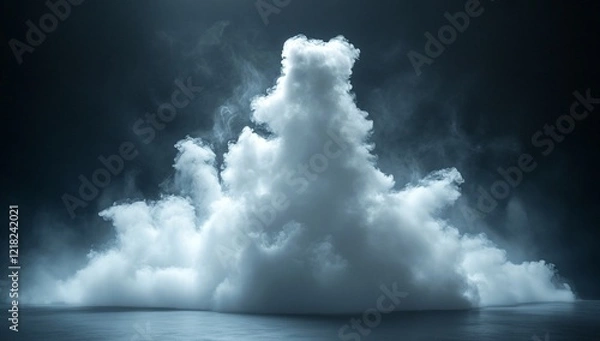Fototapeta Ethereal Cloud Formation: A Study in Light and Shadow