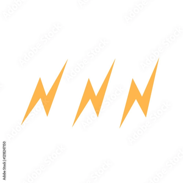 Fototapeta lightning generic icon