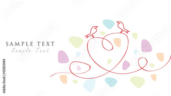 Obraz Kwiatowe serce. Źródło grafiki, przyjęcie z życzeniami, wiadomość z gratulacjami, urodziny, walentynki