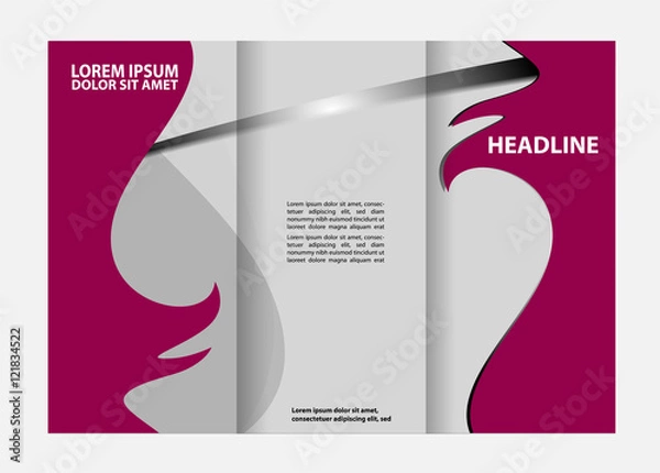 Obraz Tri-Fold Brochure Design
