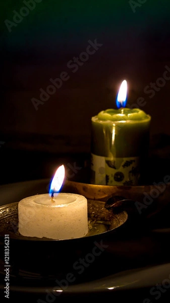 Obraz candles in the dark