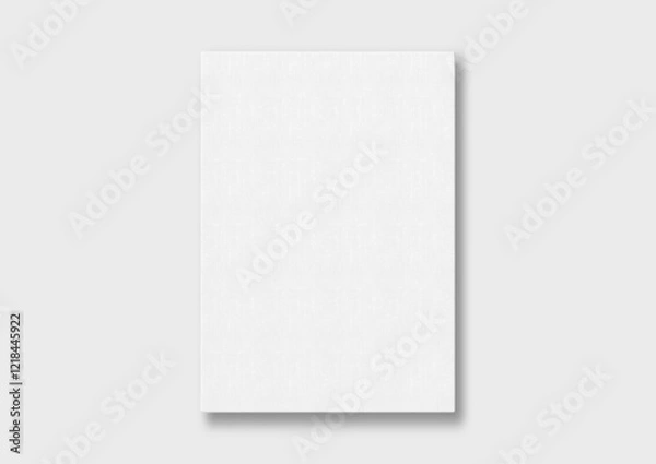 Obraz Vertical blank canvas mockup