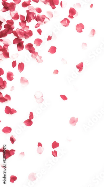 Obraz red rose petals