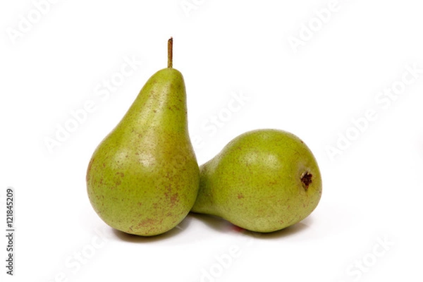 Fototapeta Pears on white background isolated