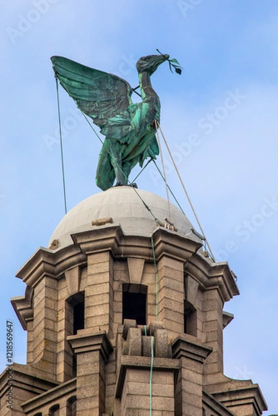 Obraz Liver Bird on the Royal Liver Building in Liverpool, UK